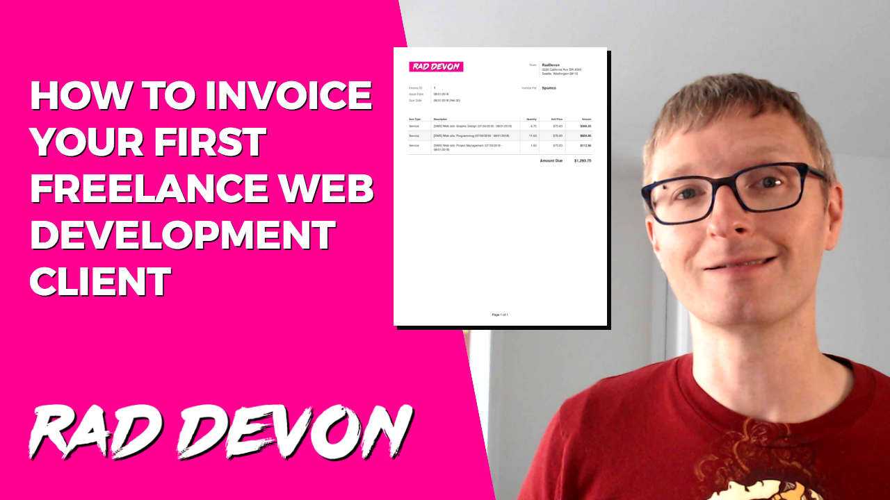 How to Invoice Your First Freelance Web Development Client featured image