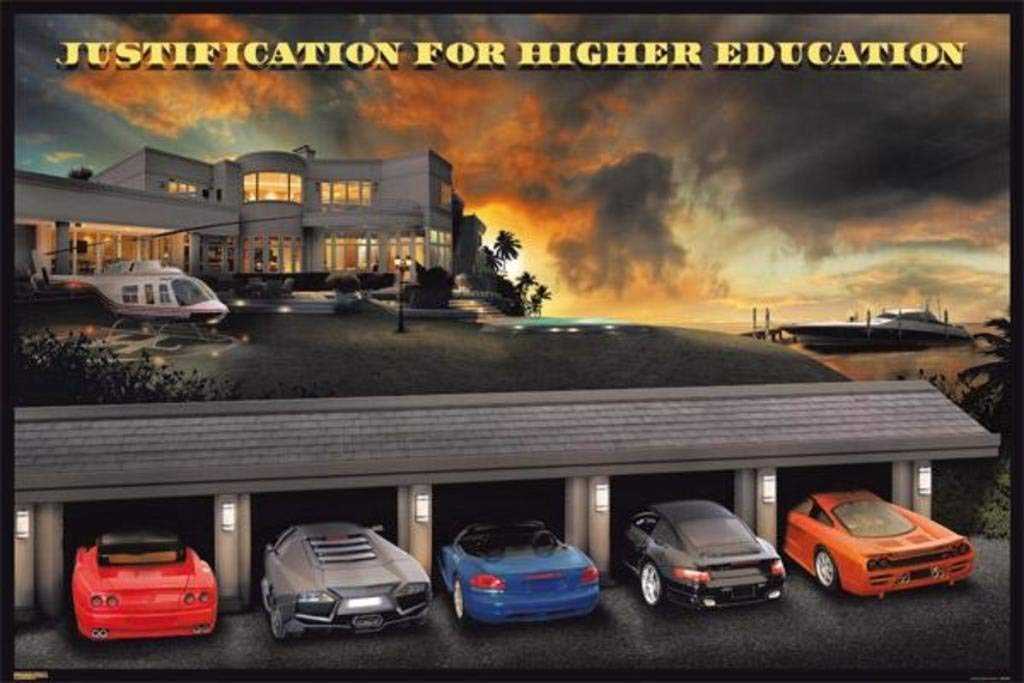 Justification for Higher Education poster
