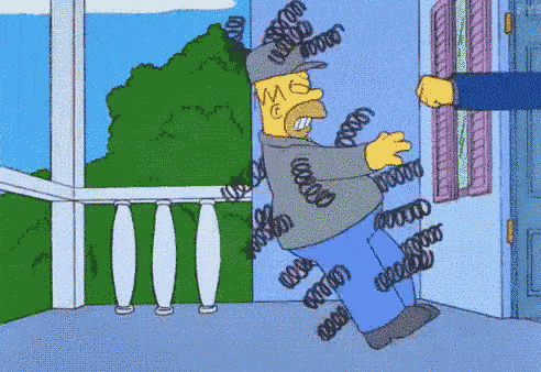 Homer Simpson bounces back
