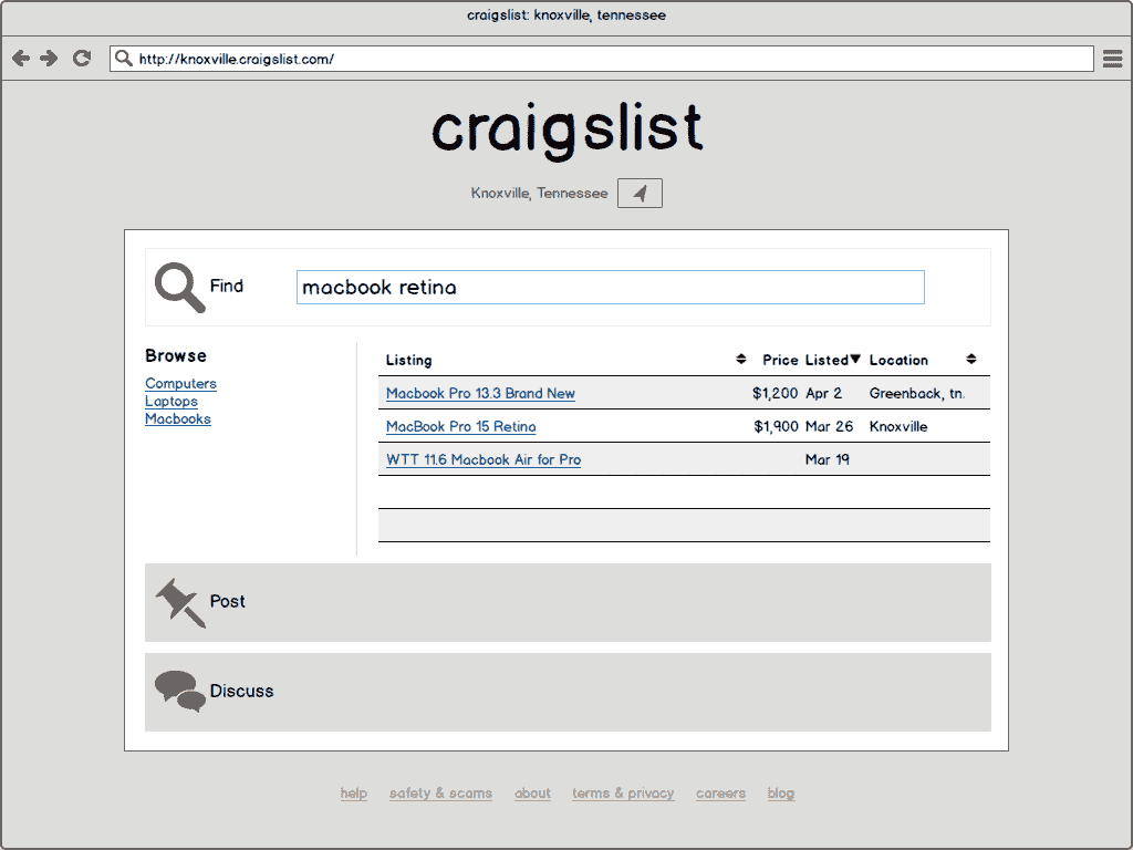 Craigslist Design Critique featured image